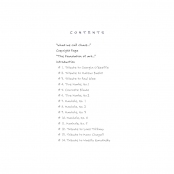 STREET POEMS, Table of Contents