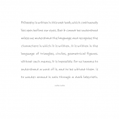 STREET POEMS, Galileo Galilei quote