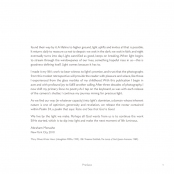 DIPPING INTO LIGHT; A Lifetime of Photography, Preface, p. 9