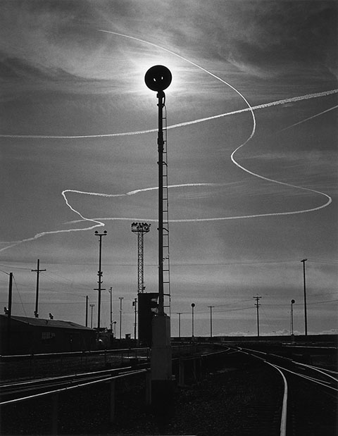 Rails and Jet Trails, Roseville, California, 1953